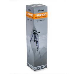 Carson The Rock Series 3-Way Fluid Panhead Aluminum Lightweight Tripod